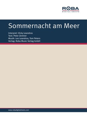cover image of Sommernacht am Meer
